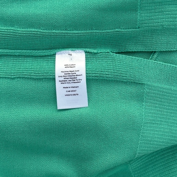 Talbots Button Cardigan Green Size Petite Small - Picture 5 of 8